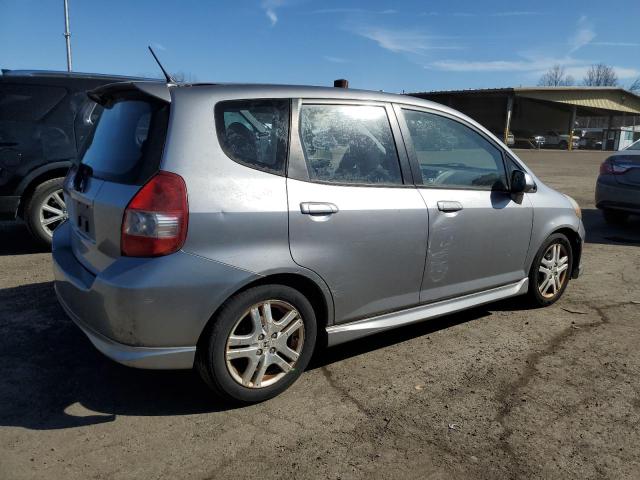 JHMGD38647S037112 - 2007 HONDA FIT S 银色 照片 3