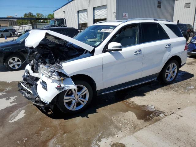 4JGDA5JB9EA332544 - 2014 MERCEDES-BENZ ML 350 WHITE photo 1