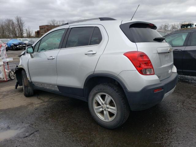 KL7CJPSB2GB761495 - 2016 CHEVROLET TRAX 1LT SILVER photo 2