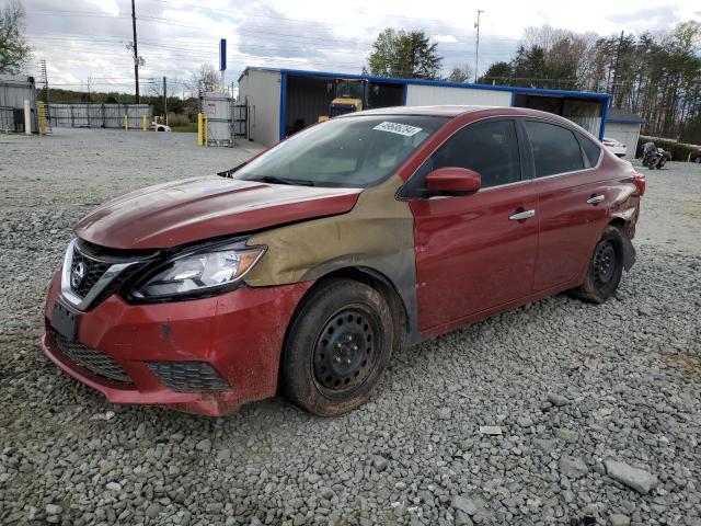 3N1AB7AP8GY243741 - 2016 NISSAN SENTRA S RED photo 1