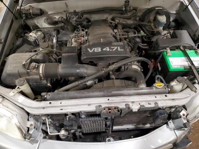 5TBBT44125S456363 - 2005 TOYOTA TUNDRA ACCESS CAB SR5 SILVER photo 11