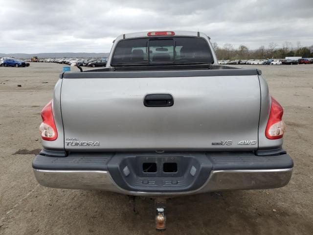 5TBBT44125S456363 - 2005 TOYOTA TUNDRA ACCESS CAB SR5 SILVER photo 6