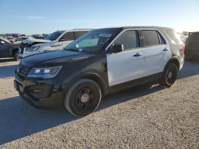 1FM5K8AR3KGB15449 - 2019 FORD EXPLORER POLICE INTERCEPTOR İki rəngli foto 1