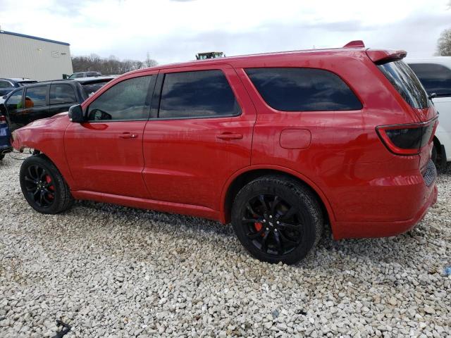 1C4SDJCTXKC605069 - 2019 DODGE DURANGO R/T RED photo 2