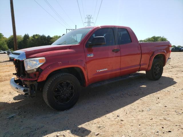 5TFUW5F14FX463580 - 2015 TOYOTA TUNDRA DOUBLE CAB SR/SR5 RED photo 1