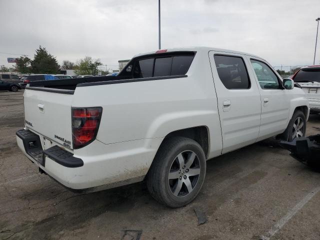 5FPYK1F67EB008238 - 2014 HONDA RIDGELINE RTL-S WHITE photo 3