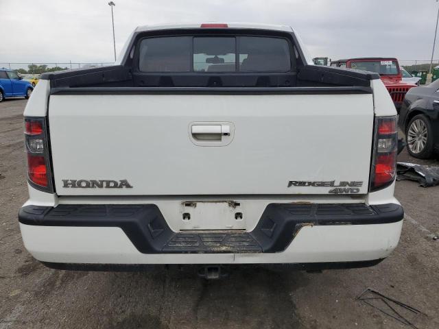 5FPYK1F67EB008238 - 2014 HONDA RIDGELINE RTL-S WHITE photo 6