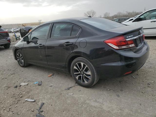 19XFB2F96DE034768 - 2013 HONDA CIVIC EXL BLACK photo 2