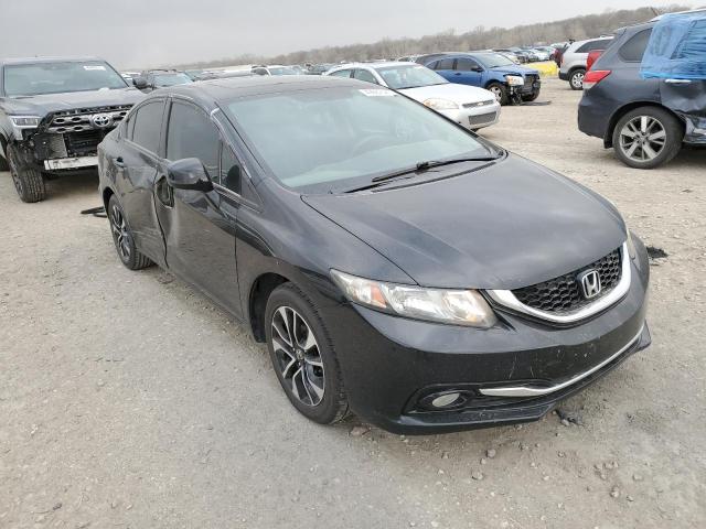 19XFB2F96DE034768 - 2013 HONDA CIVIC EXL BLACK photo 4