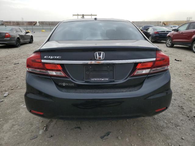 19XFB2F96DE034768 - 2013 HONDA CIVIC EXL BLACK photo 6