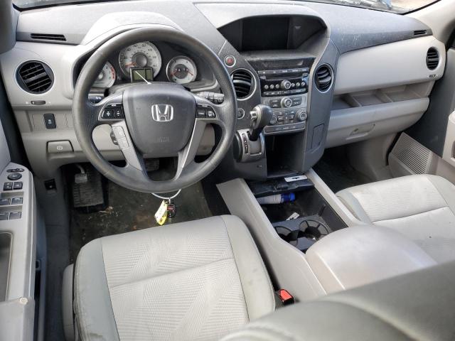 5FNYF4H21FB022050 - 2015 HONDA PILOT LX GRAY photo 8