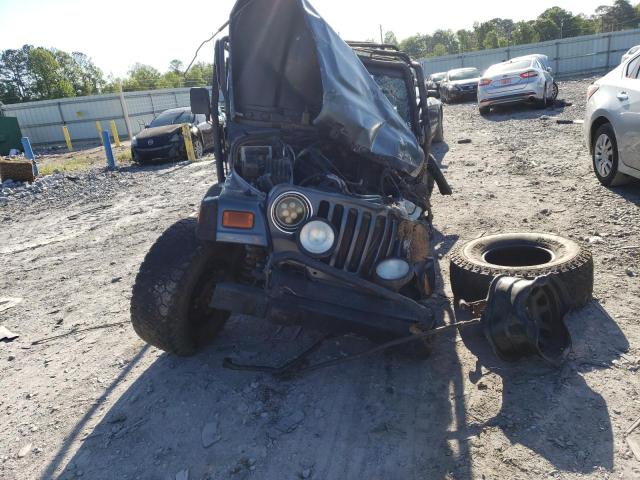 1J4FA49S42P722868 - 2002 JEEP WRANGLER SPORT BLUE photo 5