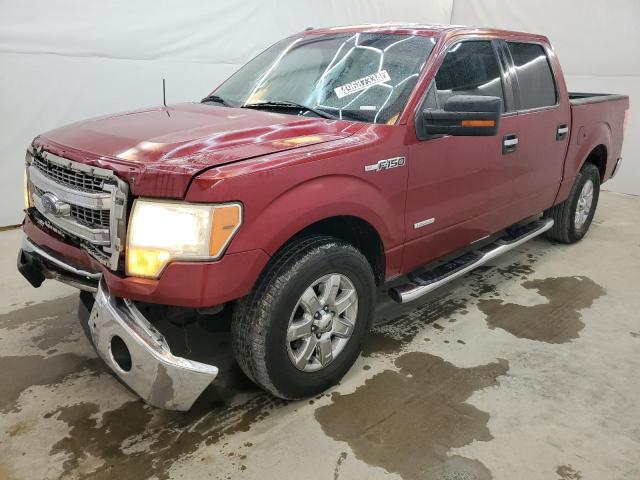1FTFW1CT6DKF80000 - 2013 FORD F150 SUPERCREW RED photo 1