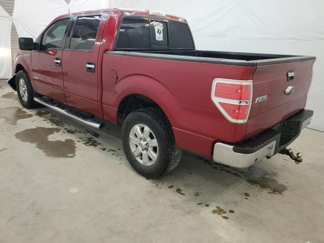 1FTFW1CT6DKF80000 - 2013 FORD F150 SUPERCREW RED photo 2