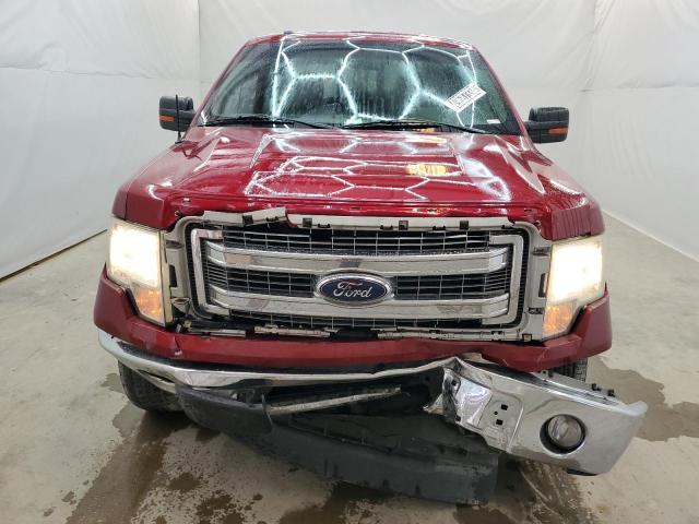 1FTFW1CT6DKF80000 - 2013 FORD F150 SUPERCREW RED photo 5