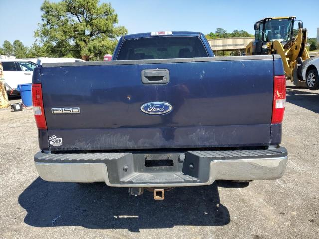 1FTVX14585NB12732 - 2005 FORD F150 BLUE photo 6