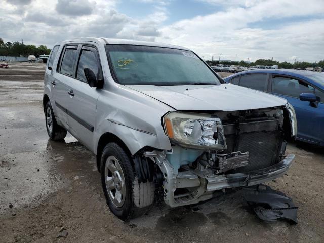 5FNYF38219B026257 - 2009 HONDA PILOT LX SILVER photo 4