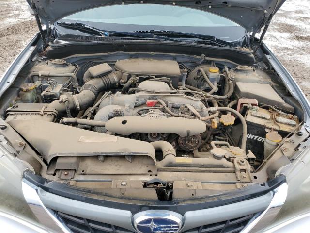 JF1GE61698H524028 - 2008 SUBARU IMPREZA 2.5I GRAY photo 11