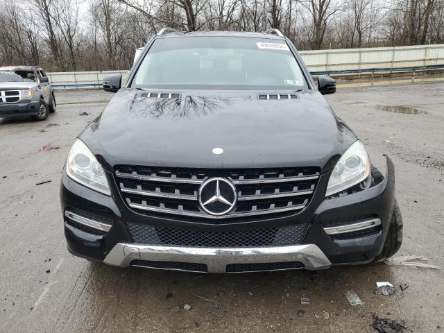 4JGDA5HB8CA037907 - 2012 MERCEDES-BENZ ML 350 4MATIC BLACK photo 5