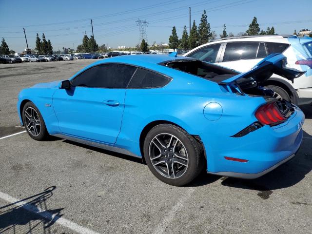 1FA6P8CF4N5109047 - 2022 FORD MUSTANG GT BLUE photo 2