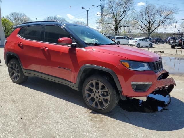 3C4NJDCB4KT669899 - 2019 JEEP COMPASS LIMITED RED photo 4