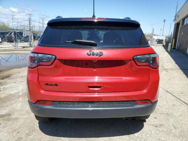 3C4NJDCB4KT669899 - 2019 JEEP COMPASS LIMITED RED photo 6