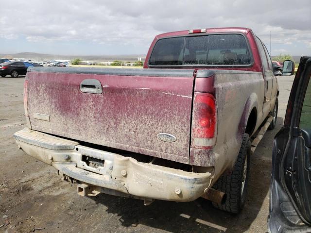 1FTWW31P65EC86338 - 2005 FORD F350 SRW SUPER DUTY BURGUNDY photo 3