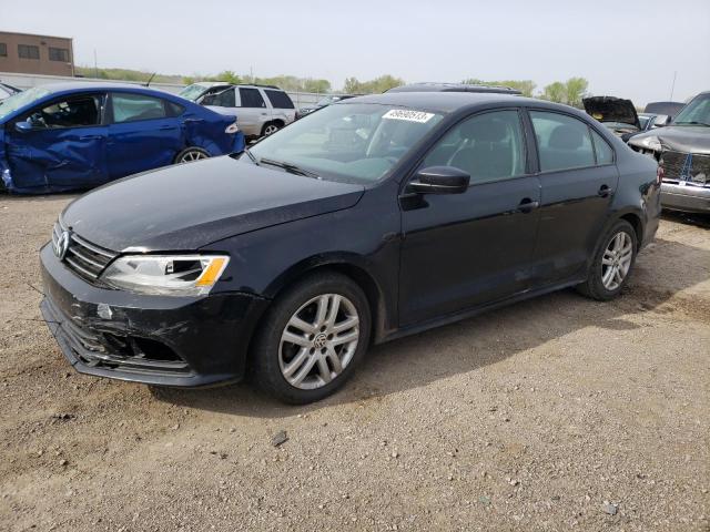 3VW2K7AJ2FM350980 - 2015 VOLKSWAGEN JETTA BASE Սև լուսանկար 1