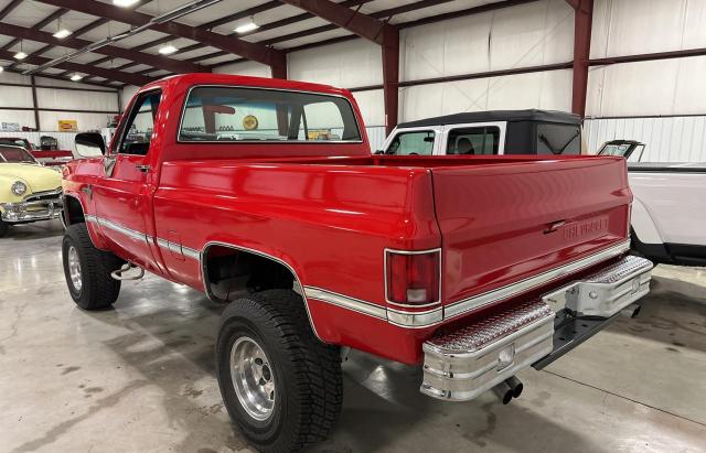 1GCEV14ZXHS188192 - 1987 CHEVROLET V10 RED photo 3