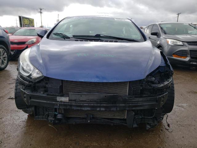 5NPDH4AE3FH610384 - 2015 HYUNDAI ELANTRA SE BLUE photo 5