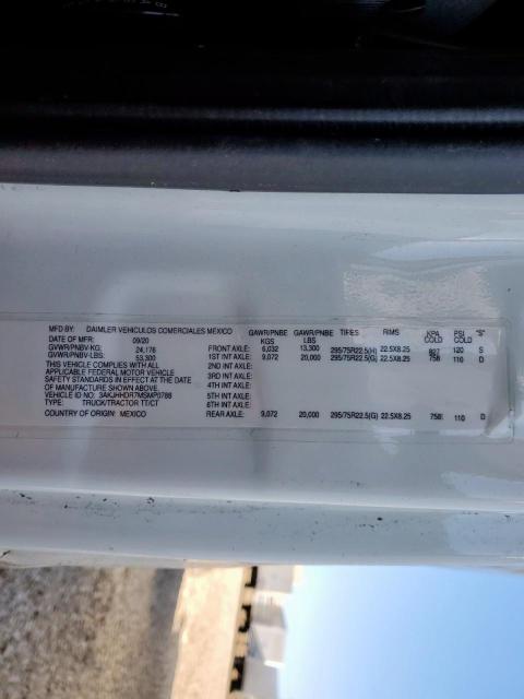 3AKJHHDR7MSMP0788 - 2021 FREIGHTLINER CASCADIA WHITE photo 10