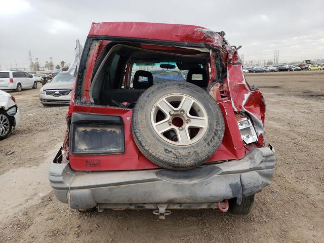 2CNBJ134846918923 - 2004 CHEVROLET TRACKER RED photo 6