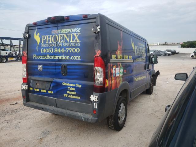 3C6TRVAG9HE551677 - 2017 RAM PROMASTER 1500 STANDARD BLUE photo 4