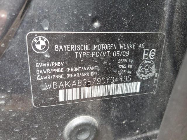 WBAKA83579CY34495 - 2009 BMW 750 I GRAY photo 12