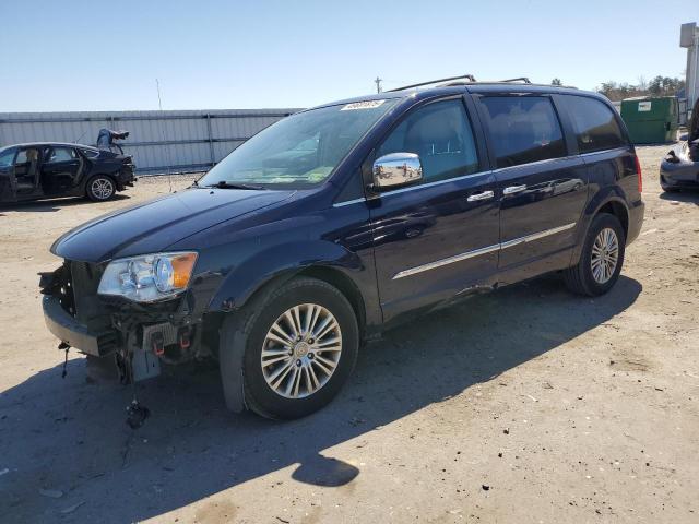 2C4RC1CG8ER133924 - 2014 CHRYSLER TOWN & COU TOURING L BLUE photo 1