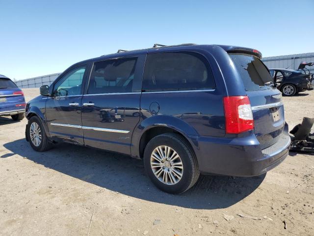 2C4RC1CG8ER133924 - 2014 CHRYSLER TOWN & COU TOURING L BLUE photo 2
