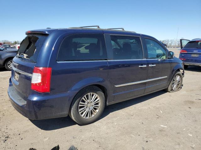 2C4RC1CG8ER133924 - 2014 CHRYSLER TOWN & COU TOURING L BLUE photo 3