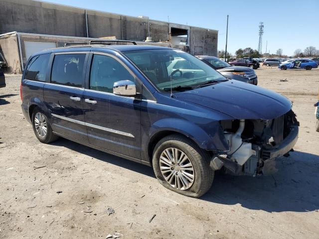 2C4RC1CG8ER133924 - 2014 CHRYSLER TOWN & COU TOURING L BLUE photo 4