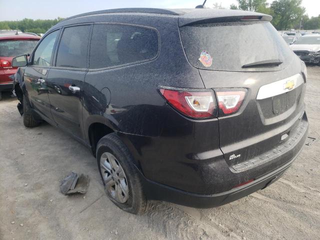 1GNKRFED9FJ379359 - 2015 CHEVROLET TRAVERSE LS GRAY photo 2