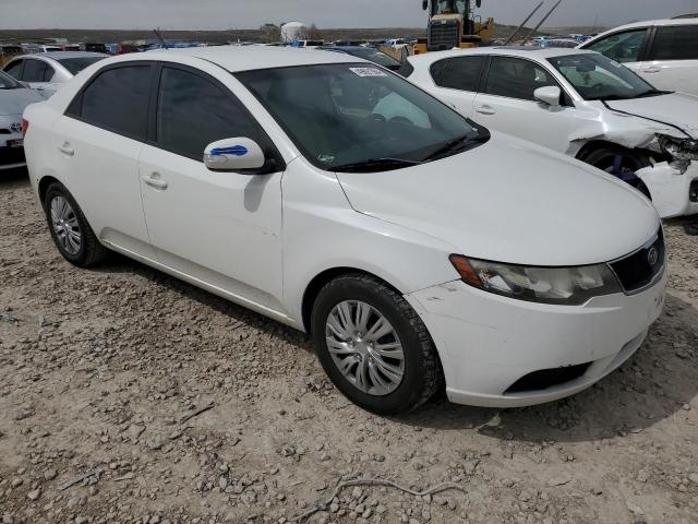 KNAFU4A29A5839667 - 2010 KIA FORTE EX WHITE photo 4