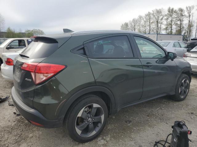 3CZRU6H76JM707791 - 2018 HONDA HR-V EXL GREEN photo 3