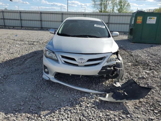 2T1BU4EE6CC792237 - 2012 TOYOTA COROLLA BASE SILVER photo 5