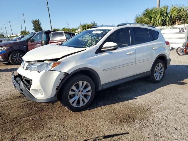 2T3DFREV9DW045786 - 2013 TOYOTA RAV4 LIMITED WHITE photo 1