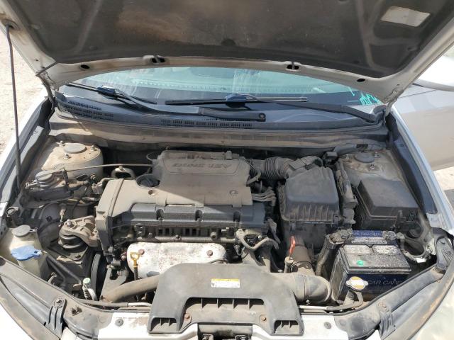 KMHDU4AD3AU826460 - 2010 HYUNDAI ELANTRA BLUE SILVER photo 11