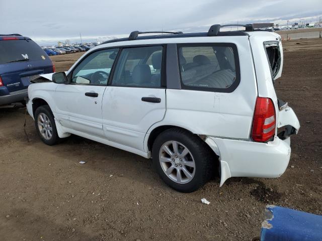 JF1SG65635H706401 - 2005 SUBARU FORESTER 2.5XS WHITE photo 2
