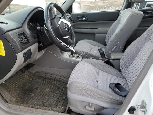 JF1SG65635H706401 - 2005 SUBARU FORESTER 2.5XS WHITE photo 7