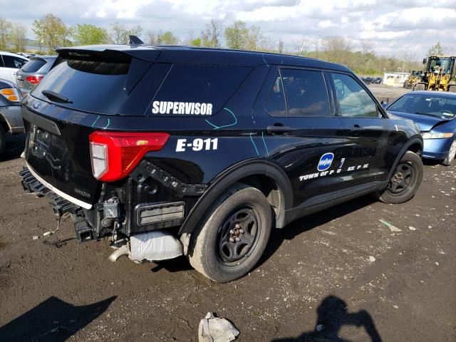 1FM5K8ABXMGA18979 - 2021 FORD EXPLORER POLICE INTERCEPTOR BLACK photo 3