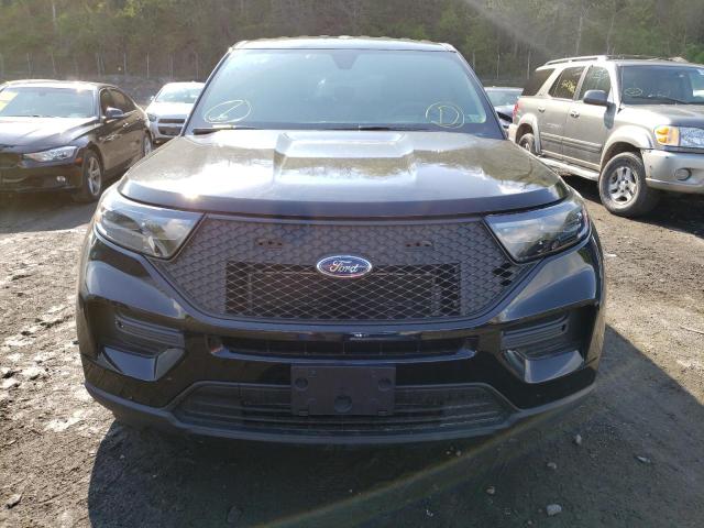 1FM5K8ABXMGA18979 - 2021 FORD EXPLORER POLICE INTERCEPTOR BLACK photo 5