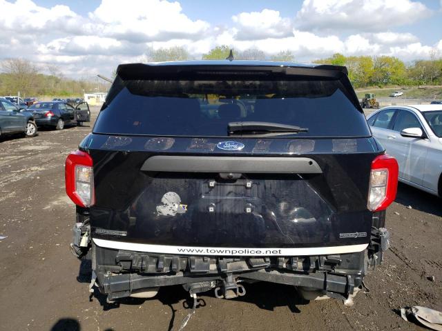 1FM5K8ABXMGA18979 - 2021 FORD EXPLORER POLICE INTERCEPTOR BLACK photo 6
