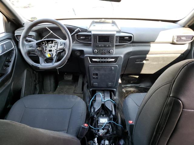 1FM5K8ABXMGA18979 - 2021 FORD EXPLORER POLICE INTERCEPTOR BLACK photo 8